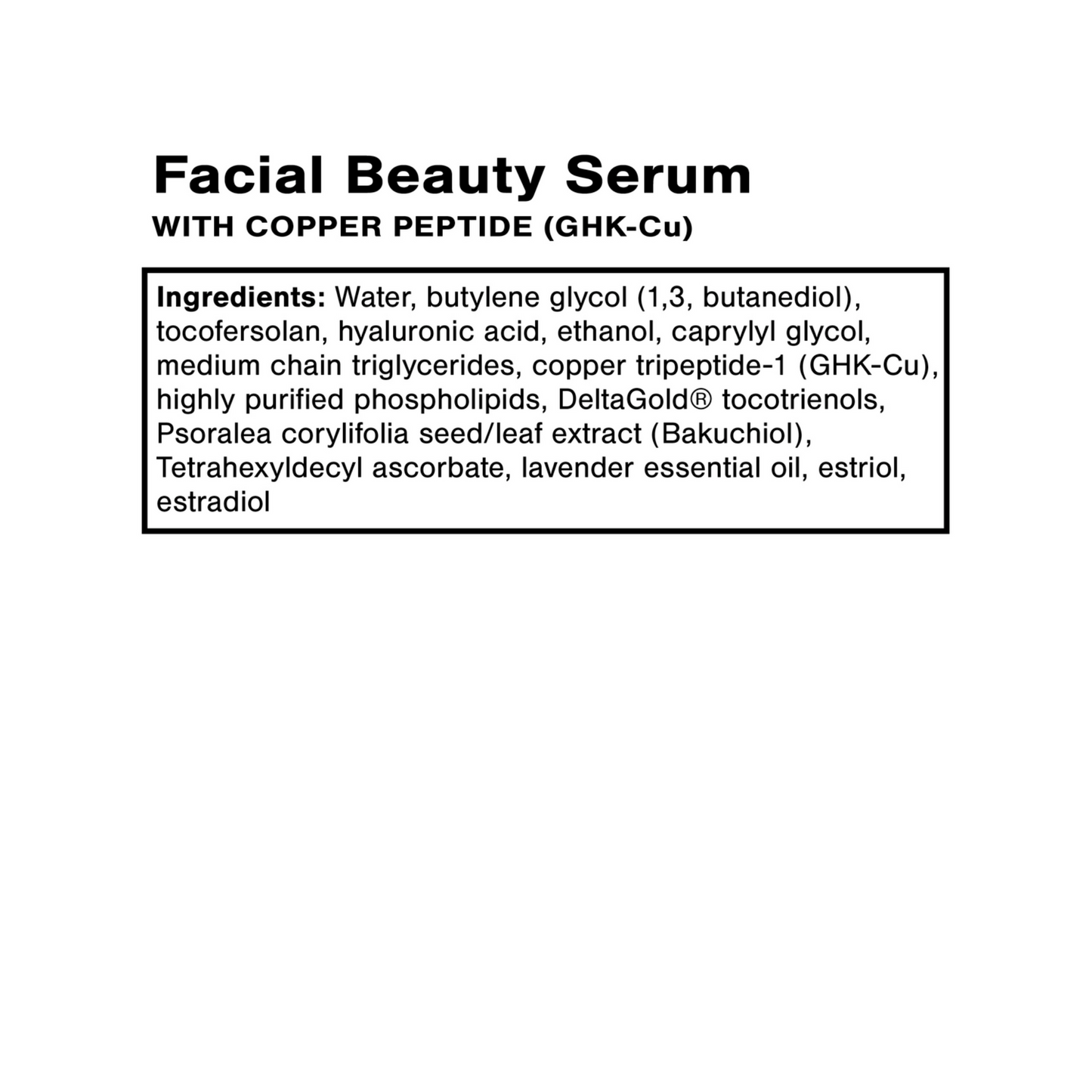 Facial Beauty Serum