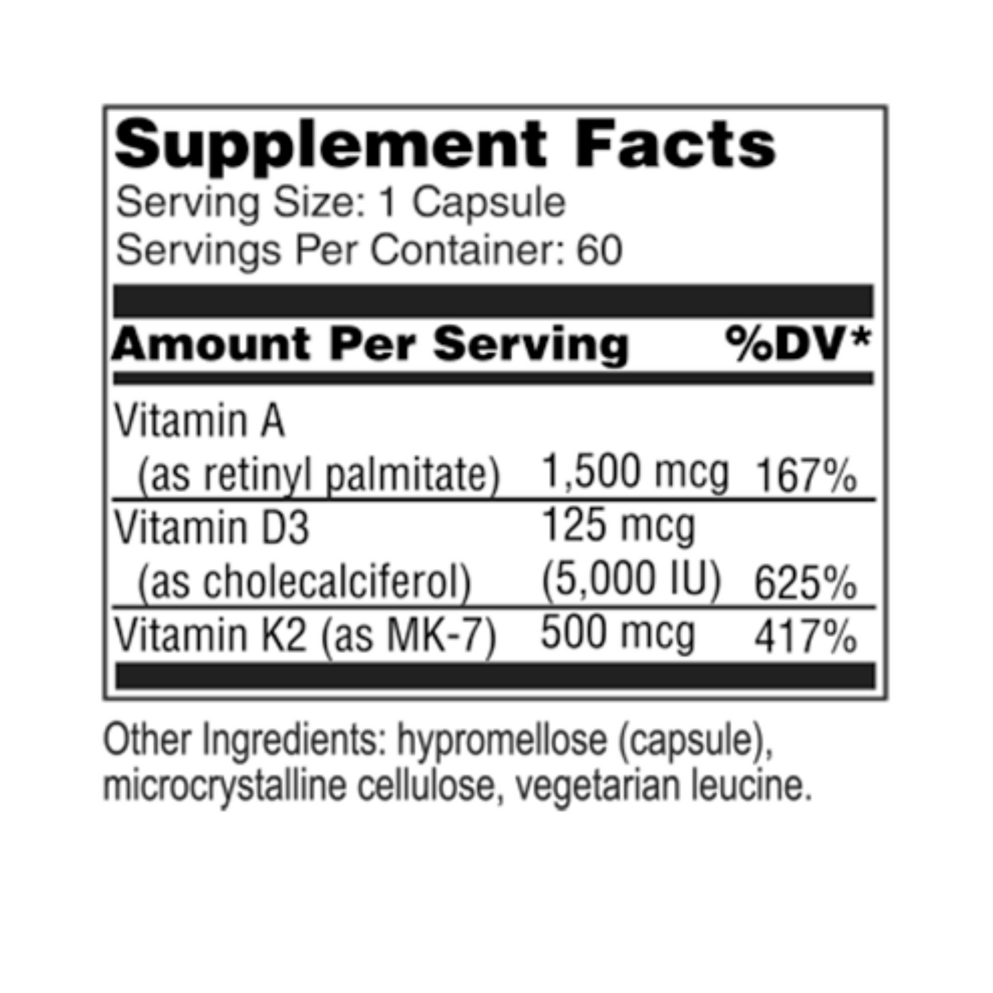 Vitamin A-D3-K2