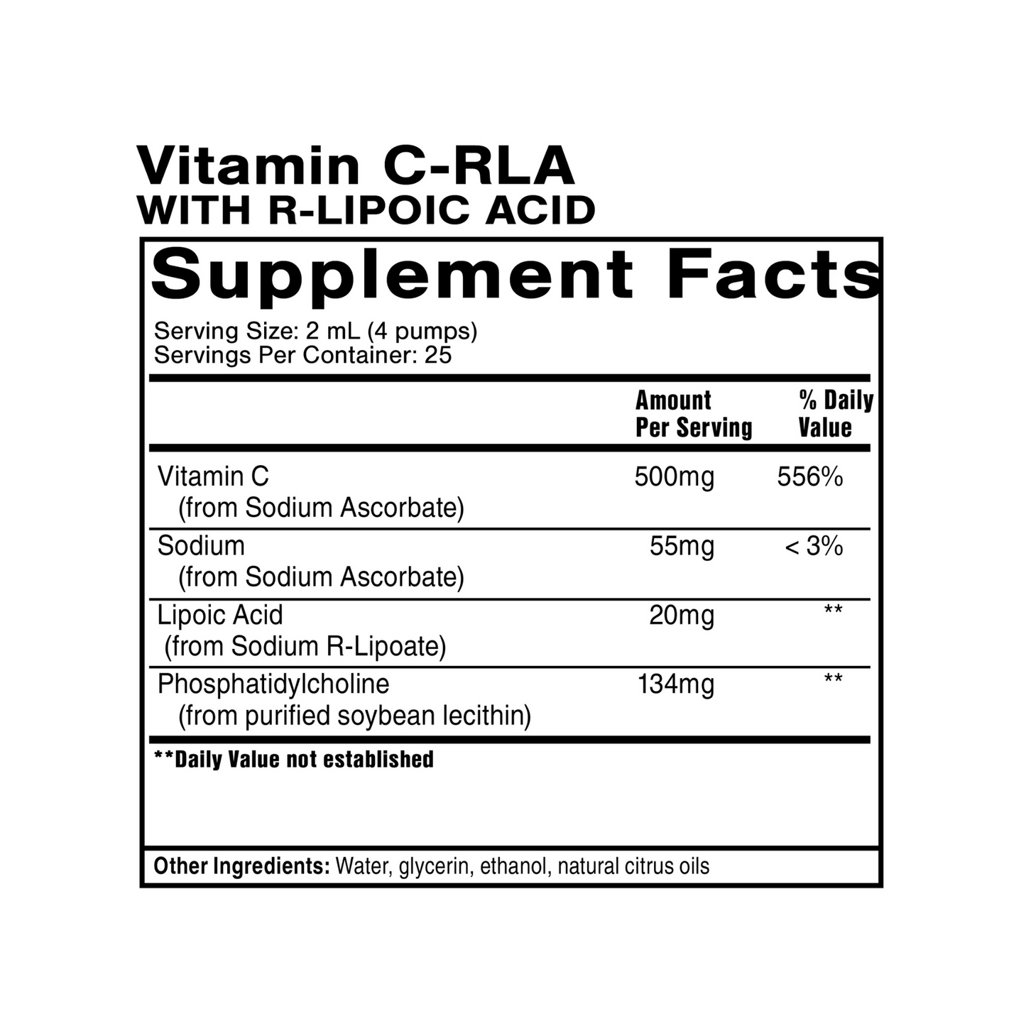 Vitamin C+ R-Lipoic Acid