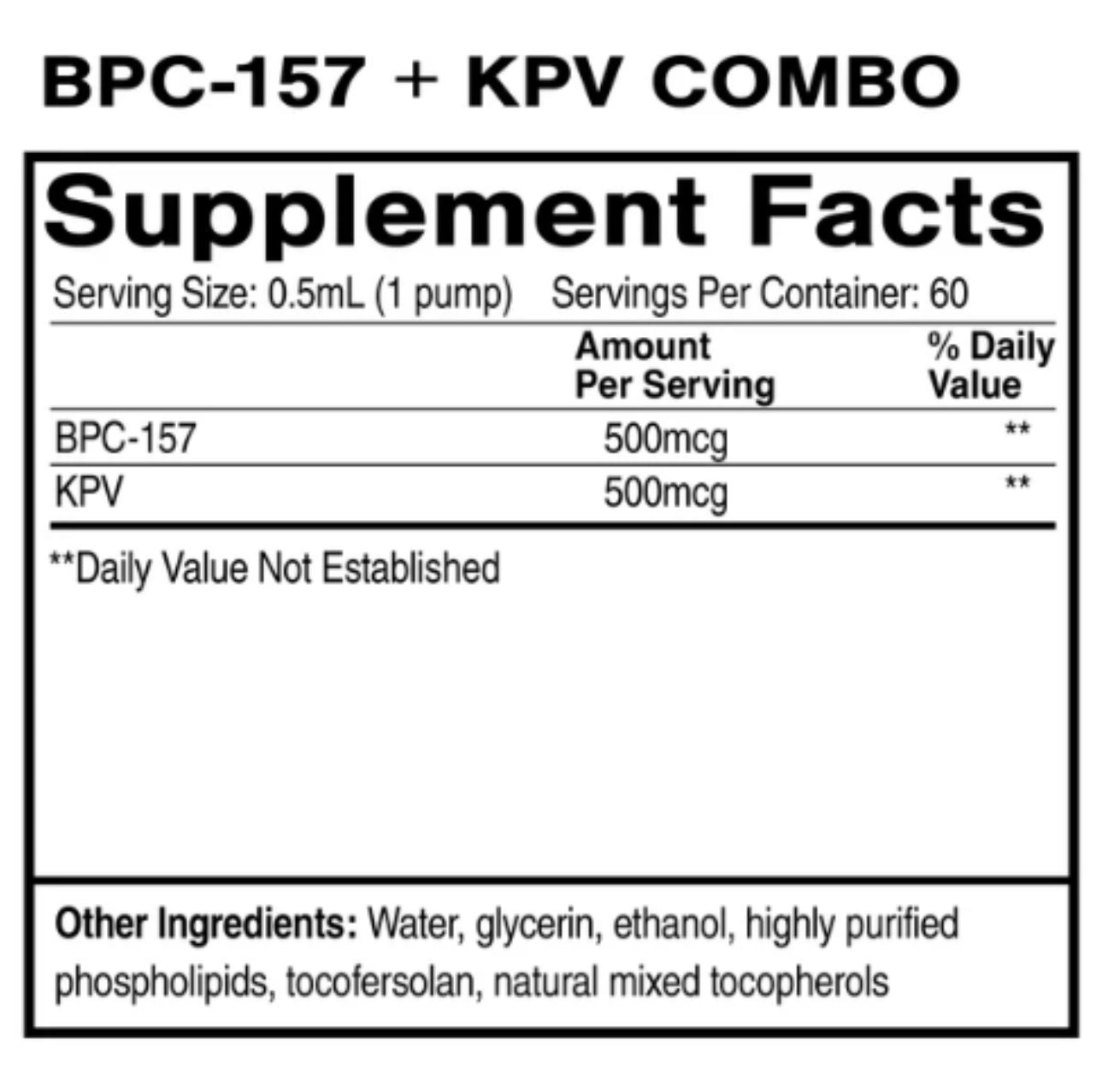 BPC-157 + KPV Combo