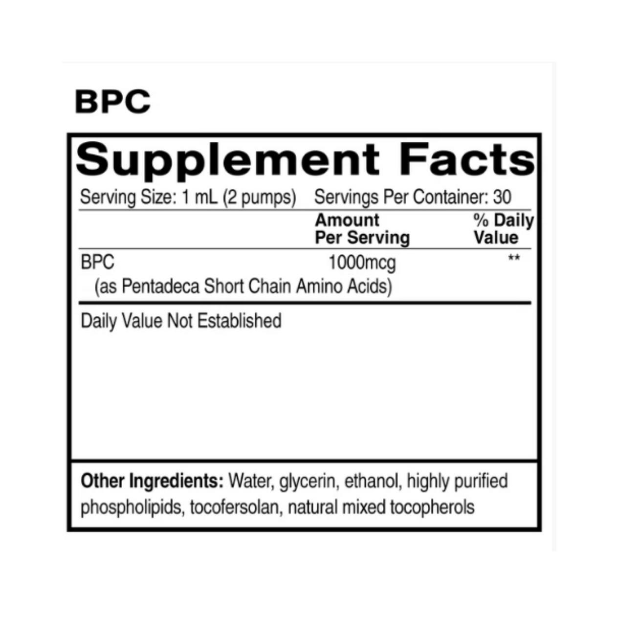 Liposomal BPC
