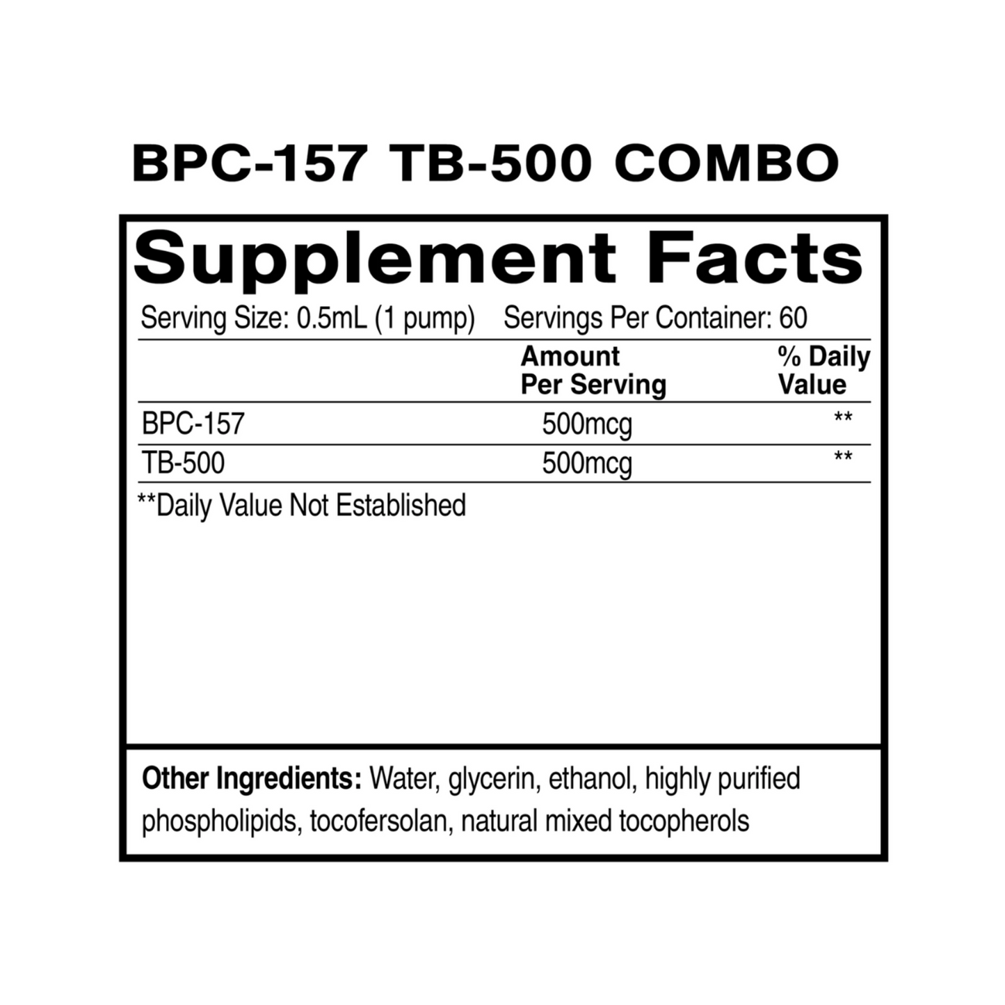 Liposomal BPC-157 + TB-500 Combo