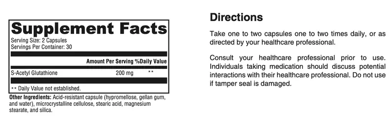 S-Acetyl Glutathione