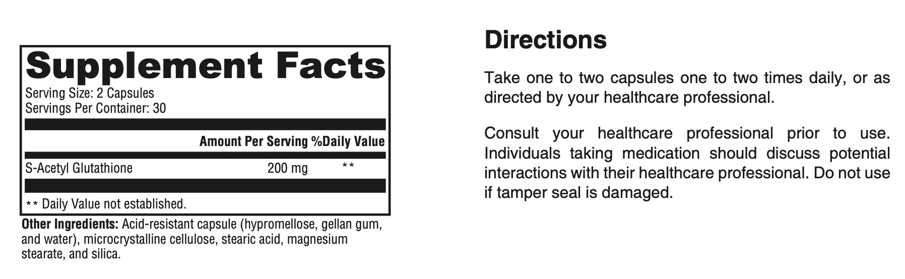 S-Acetyl Glutathione